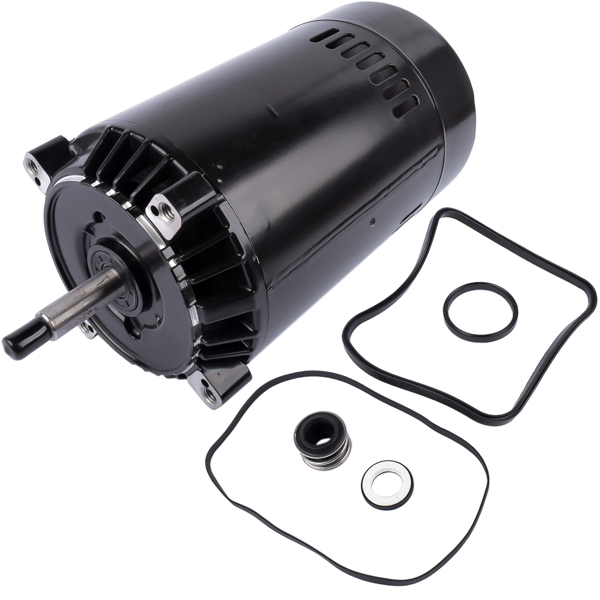 泳池水泵电机 UST1072 Swimming Pool Water Pump Motor C-Face Round Flange 3/4HP 115/230V 56J Frame 3450 RPM-1
