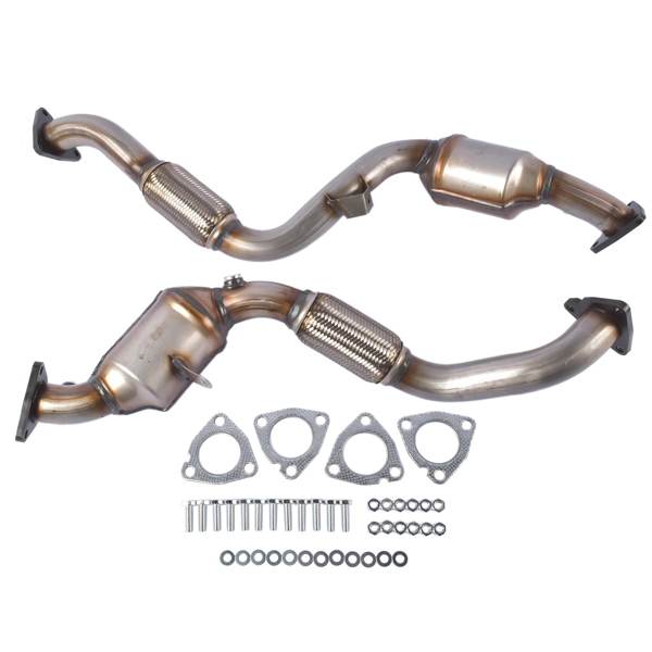 亚马逊禁售 三元催化器 2X Front Catalytic Converters Replacement for Porsche Cayenne 3.6L V6 2008-2010 955113034AX 95511303302 95511303402-6