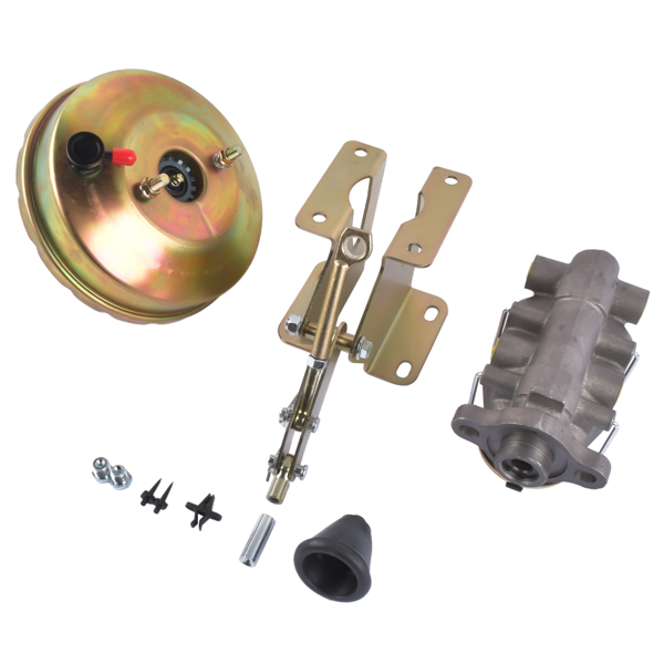 刹车助力器总成 Master Cylinder Bracket Power Brake Booster Assembly Replacement for Jeep CJ5 CJ7 1974-1986-5