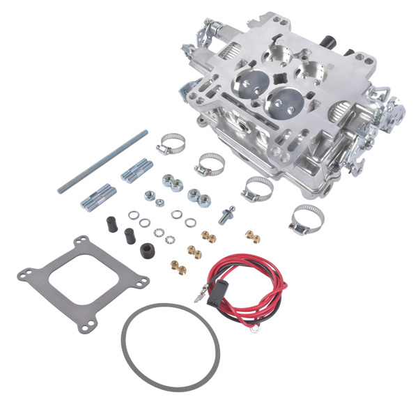化油器 1405 Carburetor Aluminum Fits for Performer 600 CFM 4-Barrel Square Bore w/ Manual Choke-4