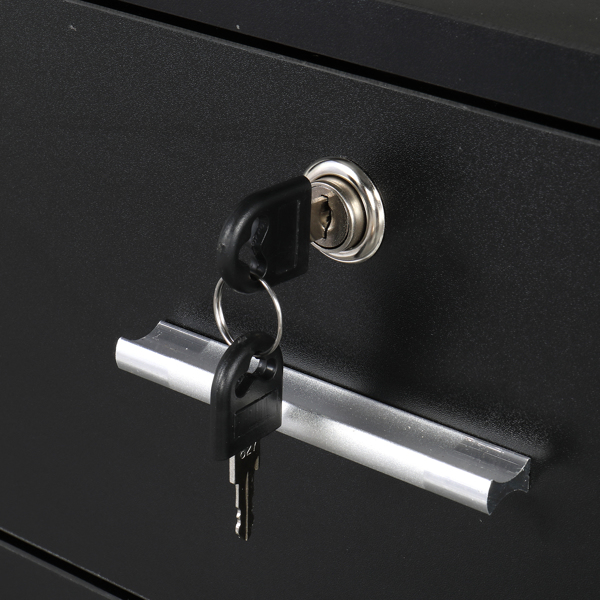 【WC】壁挂式造型理发美容美发Spa沙龙设备 带锁  黑色-25