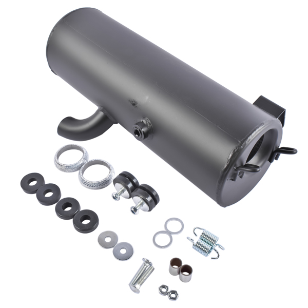 消音器 Exhaust Muffler + Gasket Kit Replacement for Polaris Sportsman 600 700 800 4X4 W/ Donuts 1261223-489 1261223-029 1261079-029-4