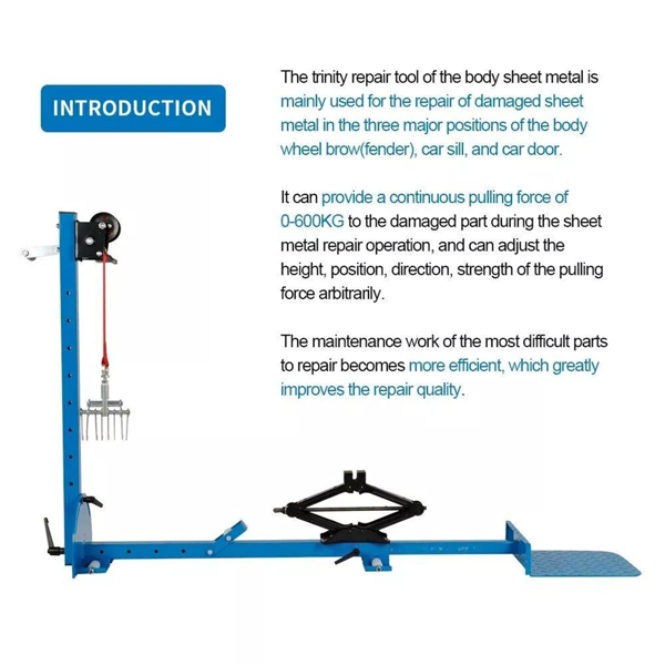 拉塔钣金凹陷修复工具 车身整形校正仪 汽车数据复原拉拔器拉力架-14