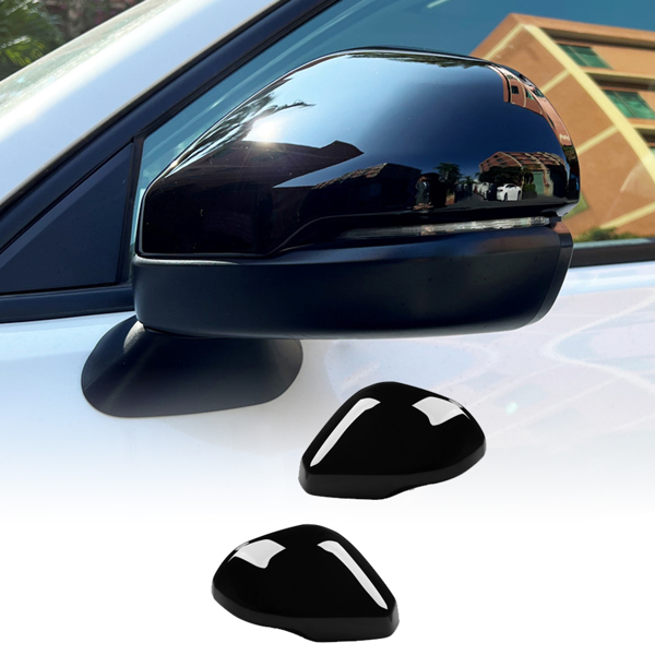 1 对亮黑色侧后视镜盖，适用于 2023-2025 款本田 CRV CR-V-2