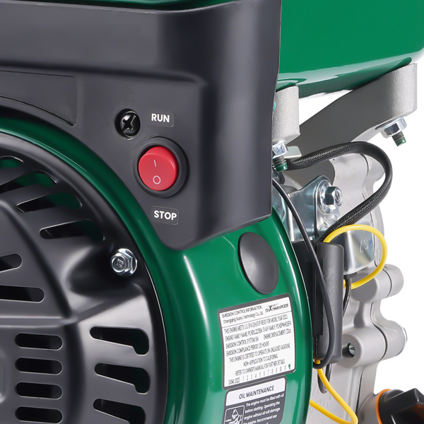 汽油电启动发动机电机 单缸，四冲程，强制冷却，顶置气门 8千瓦-4