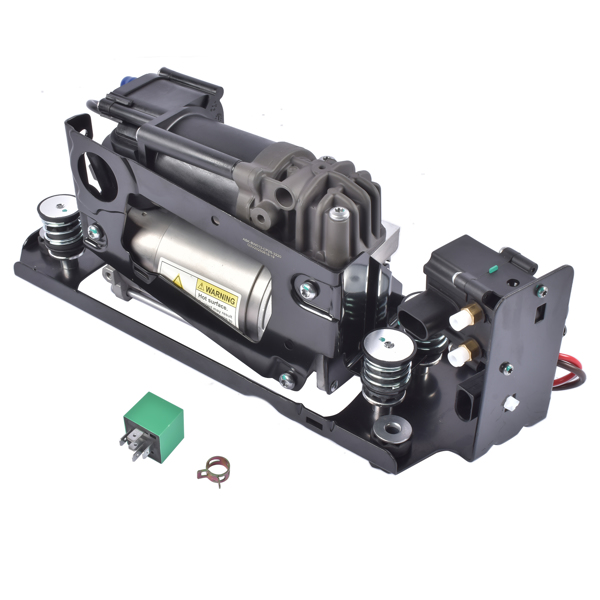 打气泵 Air Suspension Compressor Pump with Valve Block & Relay Replacement for BMW 5er 535i 550i 7er 740i 750i 37206789450 37206794465-4