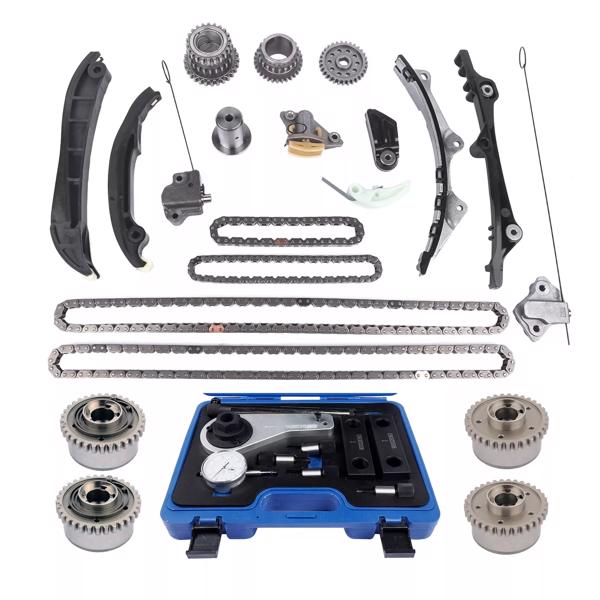 发动机大修包 Timing Chain Kit Camshaft Phaser Replacement for Maserati Quattroporte Ghibli Levante S 3.0L 323513 299481 323476-6