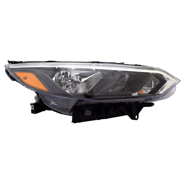 26010-6LY0A 前大灯总成，仅适用于 2024 2025 款日产 Sentra S/SV 卤素四针车型，不含灯泡，前大灯右乘客侧 260106LY0A NI2503302-6