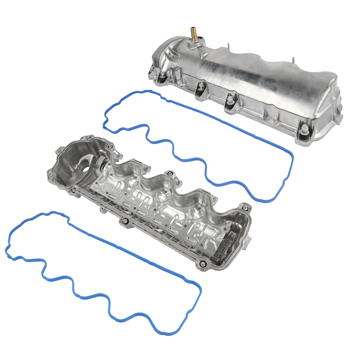 气门室盖 Pair Engine Valve Cover Left & Right Side Replacement for Ford F-150 F-250 F-350 Expedition 4.6L 5.4L Lincoln Navigator Mark LT 5.4L V8 264-909 264-908