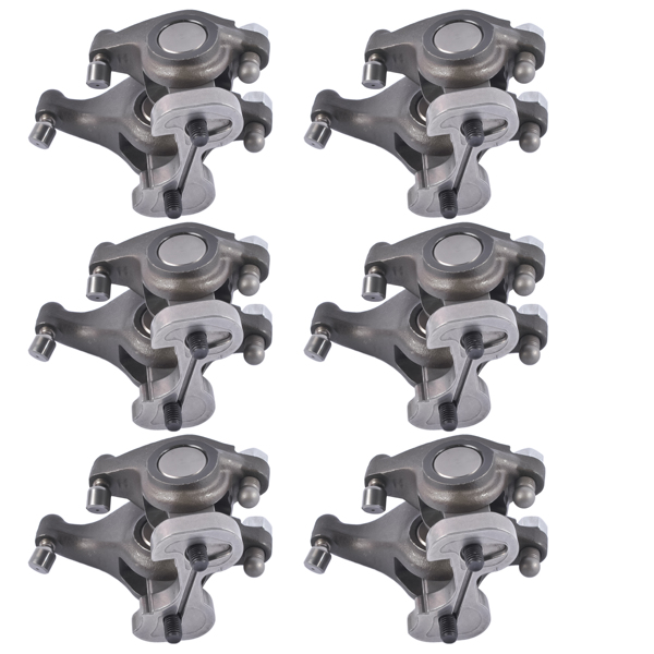 摇臂总成 6pcs Rocker Arms w/Steel Isolator Replacement for Dodge Cummins Ram 2500 3500 5.9L 6.7L 1999-2018 4995602 3941928 4928698 4995603-4