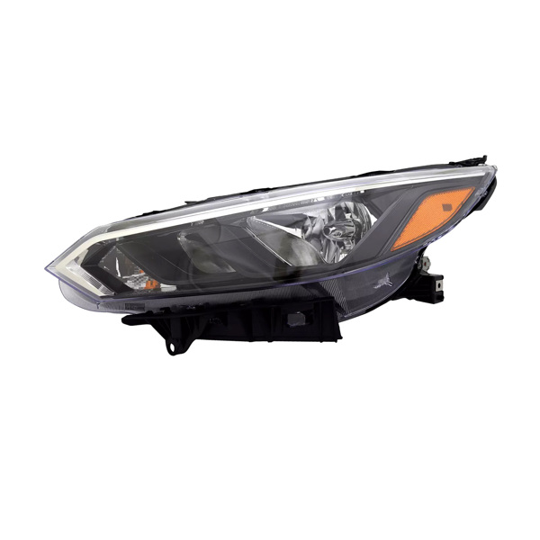 26060-6LY0A 前大灯总成，仅适用于 2024 至 2025 款日产 Sentra S/SV 卤素四针车型，不带灯泡，前大灯左驾驶员侧 260606LY0A NI2502302-5