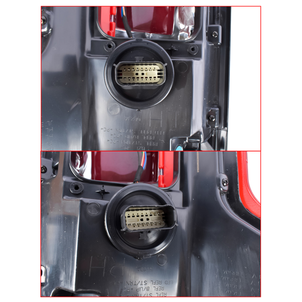 尾灯 Replacement For 2015-2017 Ford F-150 SSV XL XLT Left & Right Side LED Tail Light Brake Lamp W/Blind Spot HL3Z13405D HL3Z13404D-11