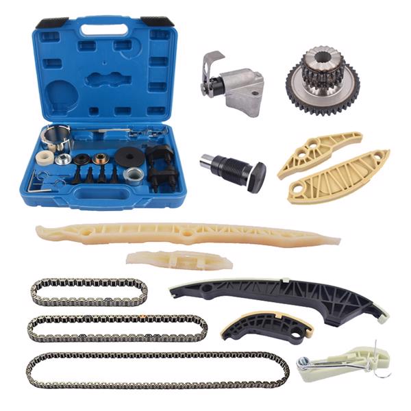 正时链条套装 Timing Chain & Tool Kit 2014-2020 Replacement for Audi VW 1.8 2.0 TSI Jetta GTI Passat A4 A6 06K109467K 06H109467AF-2