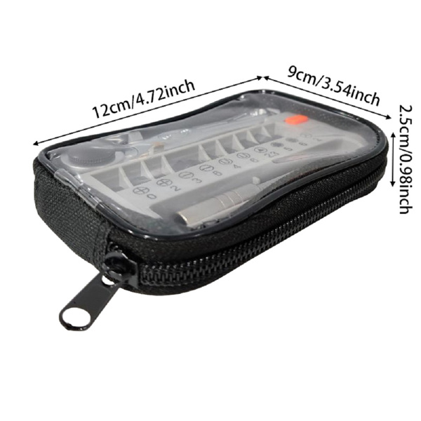 便携式迷你 多功能螺丝刀 拆机棘轮扳手套装 十字起子螺丝批组套 2011A 十字-1