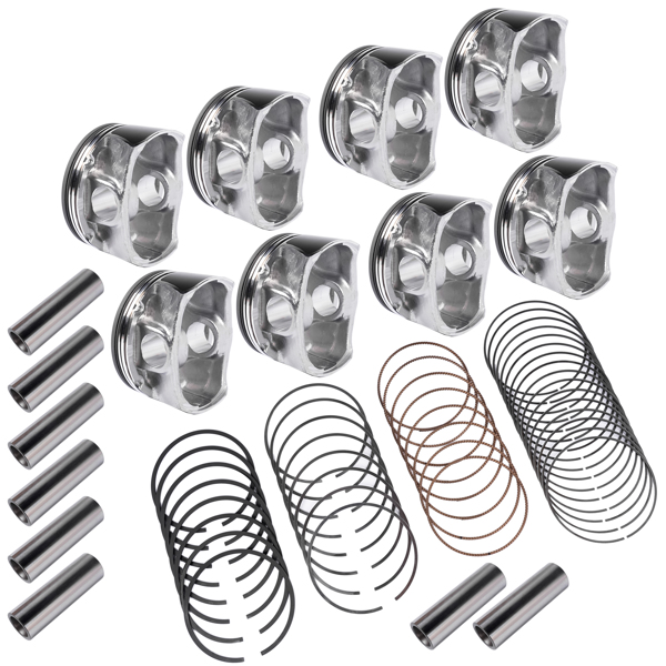 活塞套件 Pistons Set Replacement for Chrysler Dodge Ram Charger Jeep 1500 09-16 5.7L HEMI 68046210AB 68046210AA-6