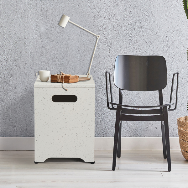 41*41*53.5cm  方形 仿大理石色 燃气收纳 庭院铁边桌-4