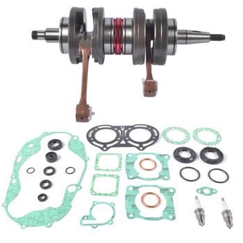 曲轴大修包 +4mm 115mm Long Crankshaft Rods Gaskets Seals Rebuild Kit Fits for Yamaha Banshee YFZ350 1987-2006 29L-11400-30-00 29L-11400-21-00 4111