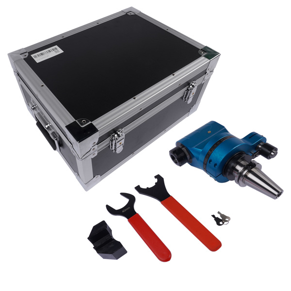 角度头 Fixed Angle Head Collet Chuck 90° Angle 1:1 Gear Ratio 40NM AG90-CAT40-ER32-60-1