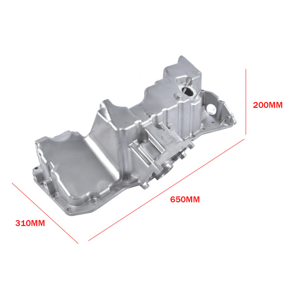 油底壳 Engine Oil Pan Replacement for BMW 535i 640i 740i 3.0L xDrive AWD 2011-2018 11137556664 7556664-11