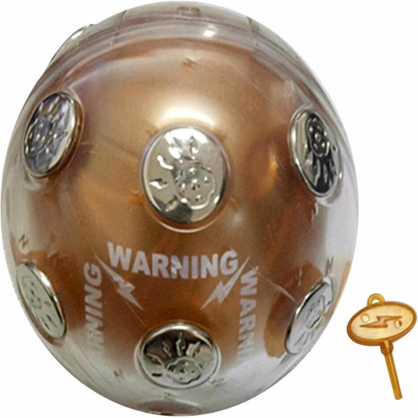 整蛊shocking ball电击球酒吧KTV店赌运气整人试手气游戏电子玩具 电击球金色-1