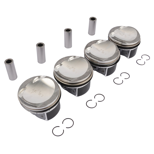 活塞环套装 4x Piston Repair Kit Bolt Ø 21mm Replacement for VW Audi Skoda Seat 1.8 TSI CDAA 06J107065AG 06H107065BK-1