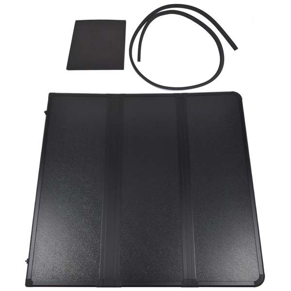 尾箱盖 4.6FT Hard Tri-Fold Tonneau Cover Truck Bed Replacement for 2022-2023 Ford Maverick Waterproof-10