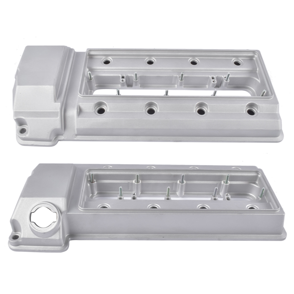 气门室盖 2PCS Left & Right Engine Valve Cover V204891 V204890 Replacement for BMW 540i E39 1998-2003, 740i 740iL E38 1998-2001 V8 4.4L-2