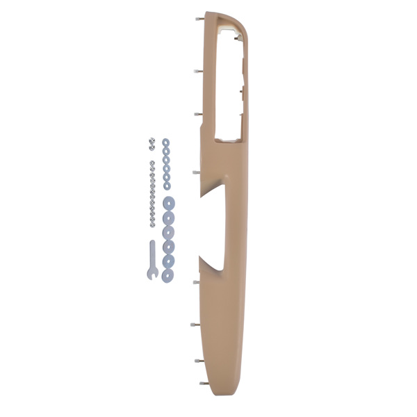 门扶手 Driver Left Door Panel Handle Armrest Repair Tan Fit for Chevrolet Avalanche Suburban Tahoe Silverado GMC Sierra Yukon Pontiac 6000 Stainless Steel 80995 20954880 20954888-2
