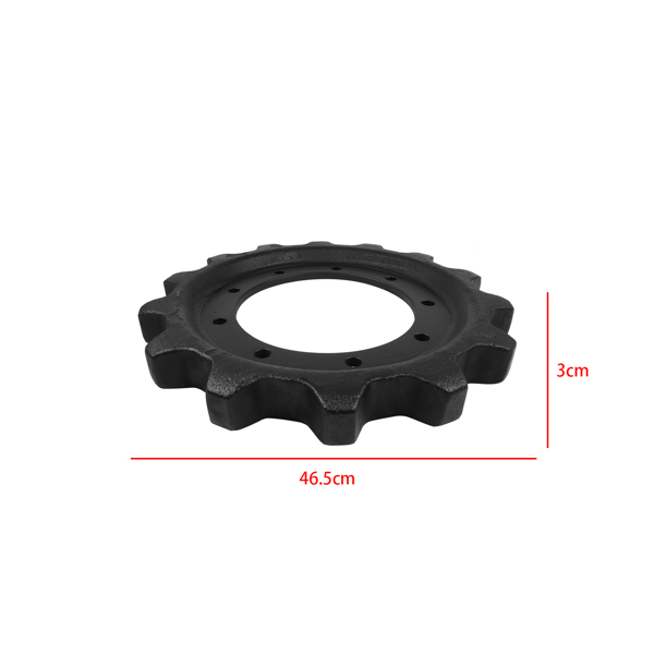 链轮 Drive Sprocket 9 Holes 14 Teeth Replacement for Gehl CTL75 Mustang MTL25 Takeuchi TL10 TL12 TL140 TL150 TL240 TL250 Skid Steer Loader 181147-8