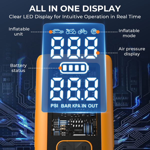 SZEVZO  M5  8800mAh 多功能应急启动电源 黑黄色 美规-7