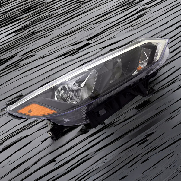 26010-6LY0A 前大灯总成，仅适用于 2024 2025 款日产 Sentra S/SV 卤素四针车型，不含灯泡，前大灯右乘客侧 260106LY0A NI2503302-12