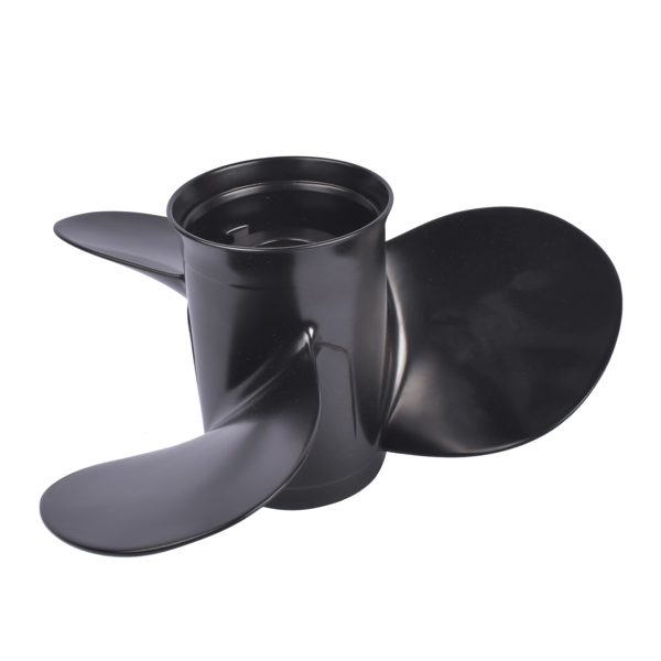螺旋桨 Black Boat Propeller 11.1" Diameter Fit for Tohatsu Nissan Outboard Engine 35hp 40hp 50hp 13 Spline-1