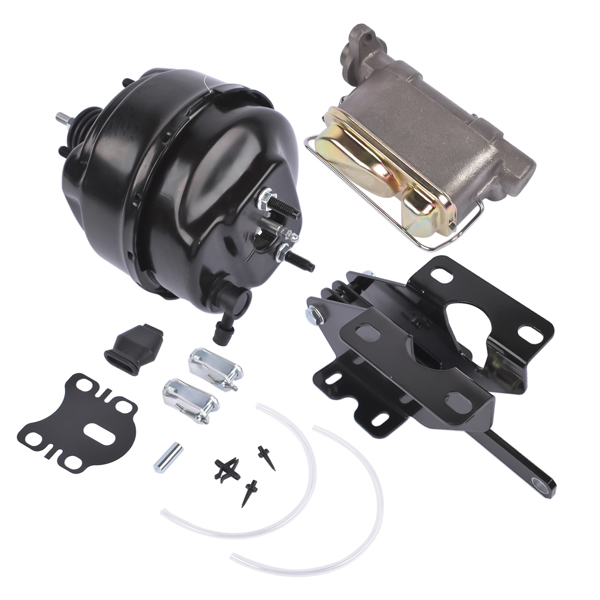 刹车总成 8" Power Brake Booster Master Cylinder Kit for 1966-1971 Ford Fairlane Torrino Ranchero-4