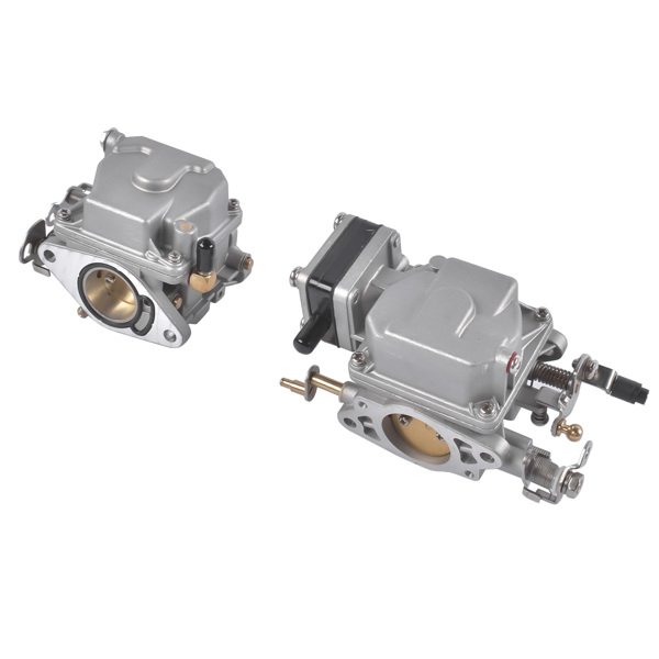 化油器 Carburetor Kit Fit for Yamaha 20HP 25HP Outboard Engine 6L2-14301-11-00 6L2-14302-11-00 6L2-14301-00 6L2-14302-00-6