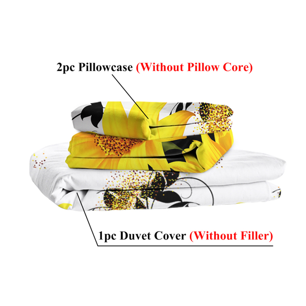 全涤磨毛床品三件套AB版 温暖阳光 美国小号（被套173cmx218cm 枕套66cmx51cm）（temu仅可自提）-7