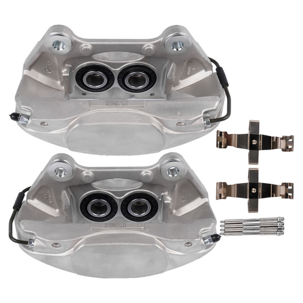 刹车钳 Pair Front Brake Calipers for 15-20 Porsche Macan Base GTS S Turbo Left & Right 95B615123F 95B615124F -7