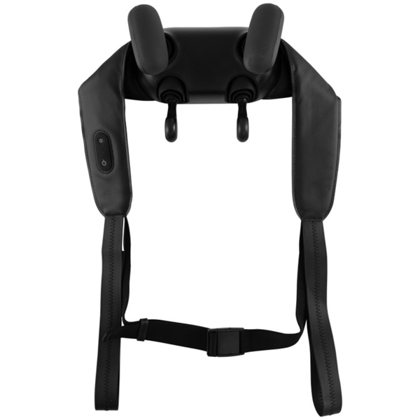 黑色颈肩按摩器-4D深层组织揉捏，2种模式和2级加热（104-113°F），适用于家庭/办公室/旅行的免提带 周末不发货-1