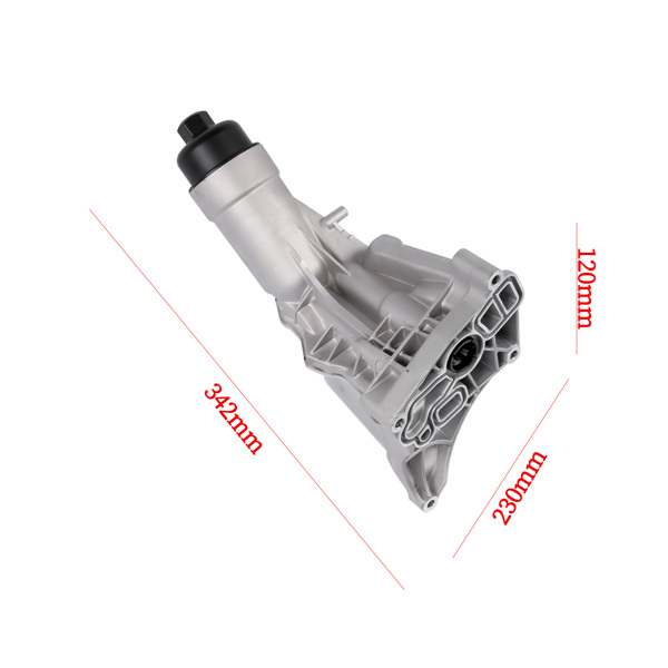 机油滤清器总成 Aluminum Engine Oil Cooler Filter Housing w/Gasket 11428596283 Replacement for BMW 230i 330i 330e 430i 530i 530e X3 X4 2.0L-11