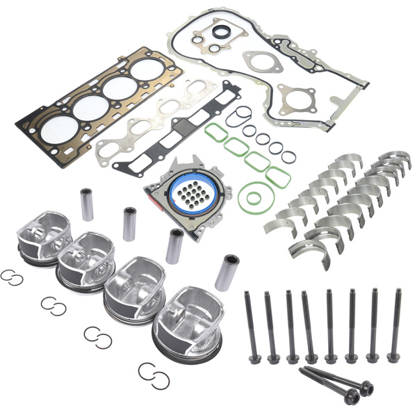 发动机大修包 Engine Pistons Head Gaskets Bearing Kit Replacement for Audi Volkswagen Jetta 1.4 TSI EA111 03C107065CK 03C198151B-5