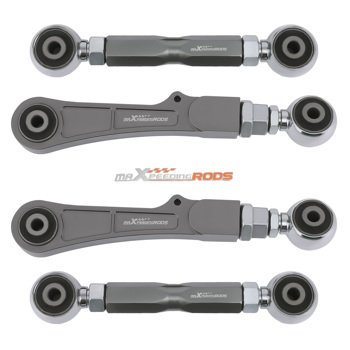 4件装 可调后轮外倾角控制+前束角臂 适用于特斯拉Model S（2012-2022年）/Model X（2016-2022年）