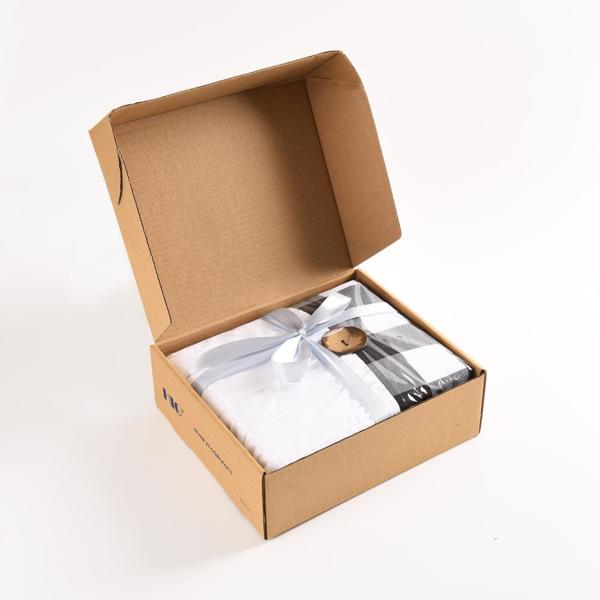 荷叶边格纹浴帘带椰子纽扣-3