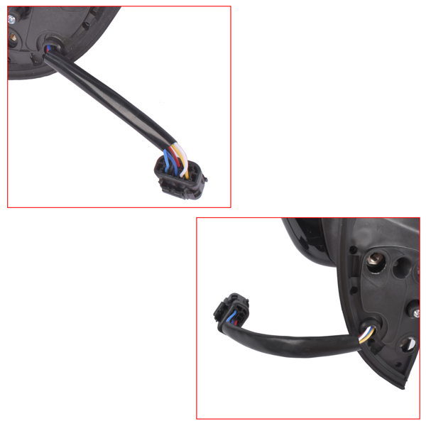 后视镜 Left & Right Side Black Power Heated Mirror with Signal Light Fit for Kia Forte LX Sedan 4-Door 1.8L 2.0L L4 GAS DOHC 2014-2016 87620A7210 87610A7210-9