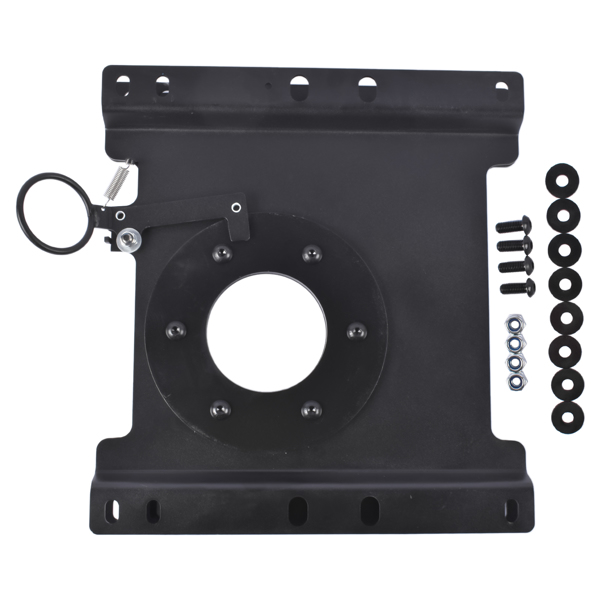 座椅旋转支架 Left Driver Side Seat Swivel Base Mount Plate Replacement for Ford Econoline E150 E250 E350 E450 1997-2024-3