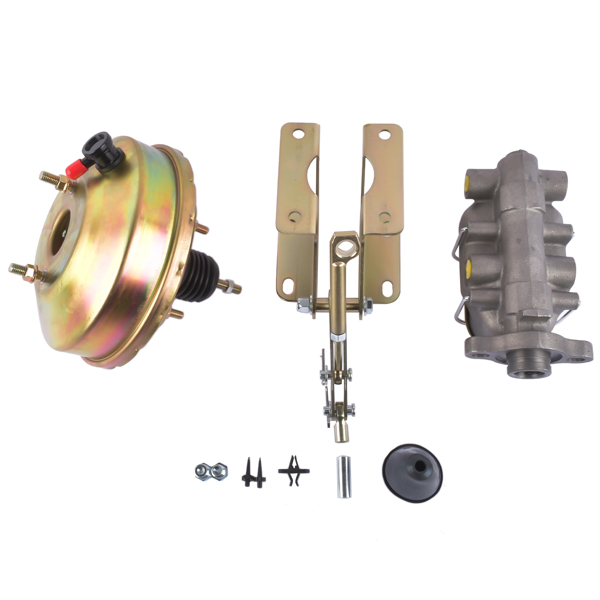 刹车助力器总成 Master Cylinder Bracket Power Brake Booster Assembly Replacement for Jeep CJ5 CJ7 1974-1986-4