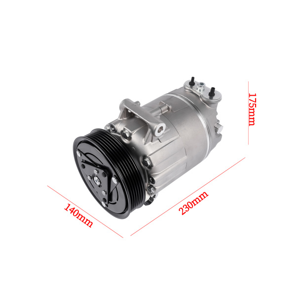 空调压缩机 AC Compressor Pump Replacement for Ferrari F430 Maserati Quattroporte Gran Turismo 4.2L 4.7L 284728 01316154746.B-12