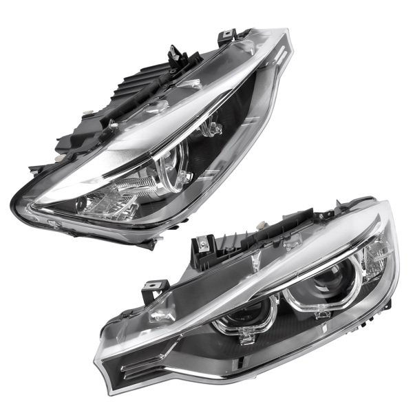 汽车大灯 2PCS Left & Right Xenon Adaptive Headlight HID Replacement for 2011-2015 BMW 3 Series F30 F31 335i 330i 328i 63117338705 63117338706-2