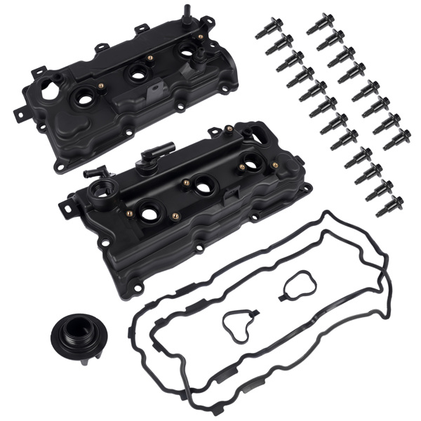气门室盖 Left+Right Valve Covers Fits for Infiniti JX35 QX60 Nissan Altima Pathfinder 2007-2014 3.5L 13264JA10A 13264JA10B-2