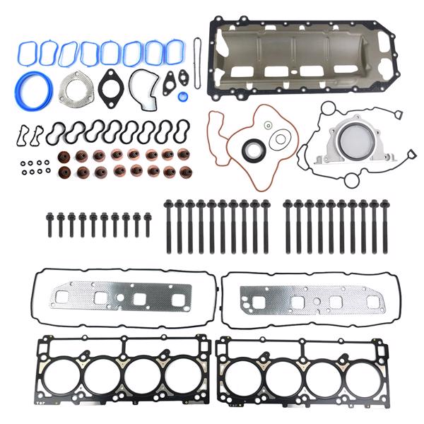 发动机大修包 Full Head Gasket Bolt Set Replacement for Chrysler 300 Dodge Charger Magnum Jeep Grand Cherokee Commander 5.7L V8 HEMI 2005-2008-5