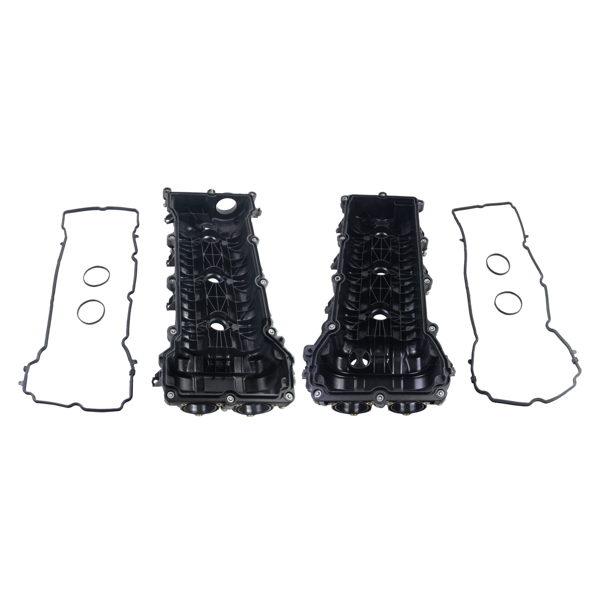 气门室盖 2X Valve Cover w/ Gaskets Replacement for Dodge Ram 2500 Jeep Cherokee Chrysler 300 3.6L V6-4