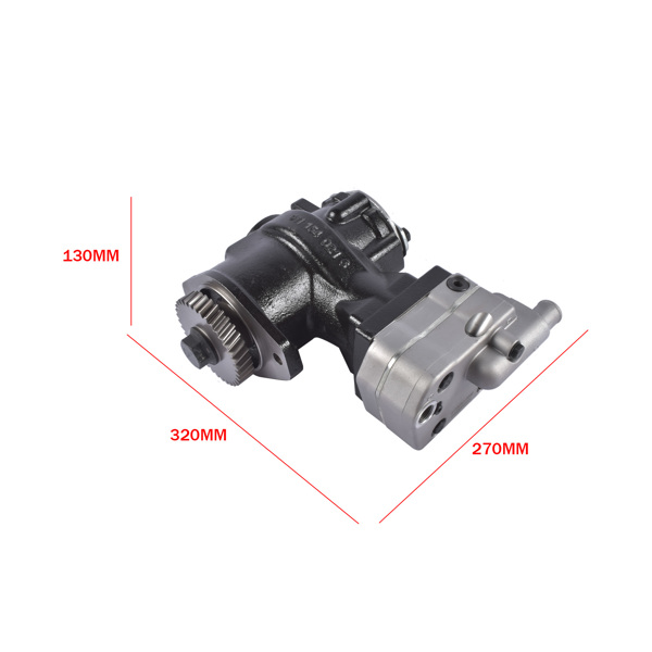 空气压缩机 Air Brake Compressor with Gear 3976366 3969102 Fits for Cummins QSB5.9 6CT8.3 Engine-5